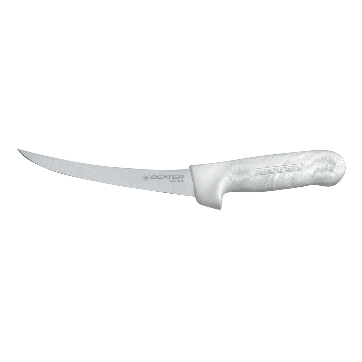 SANI-SAFE® 5"/13cm Flexible Curved Boning Knife