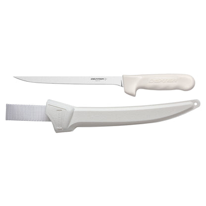 SANI-SAFE® 7"/18cm Narrow Fillet Knife W/Sheath