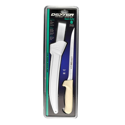 SANI-SAFE® 7"/18cm Narrow Fillet Knife W/Sheath