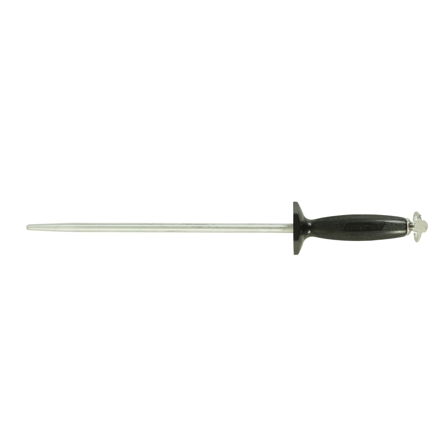 12"/30cm Smooth Steel Black Handle